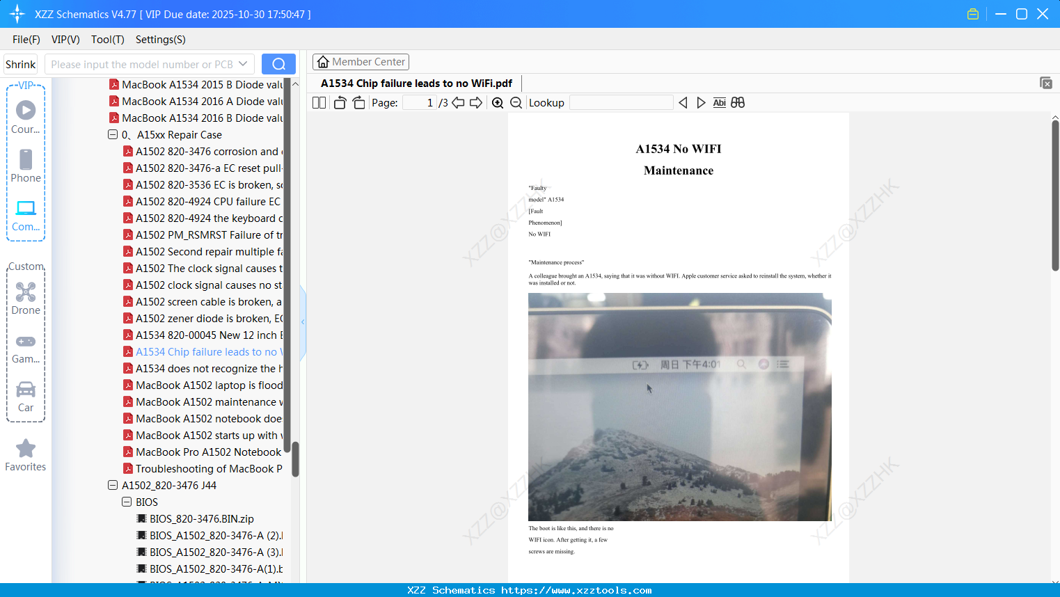 Laptop Apple A1534 Chip Failure Leads To No WiFi